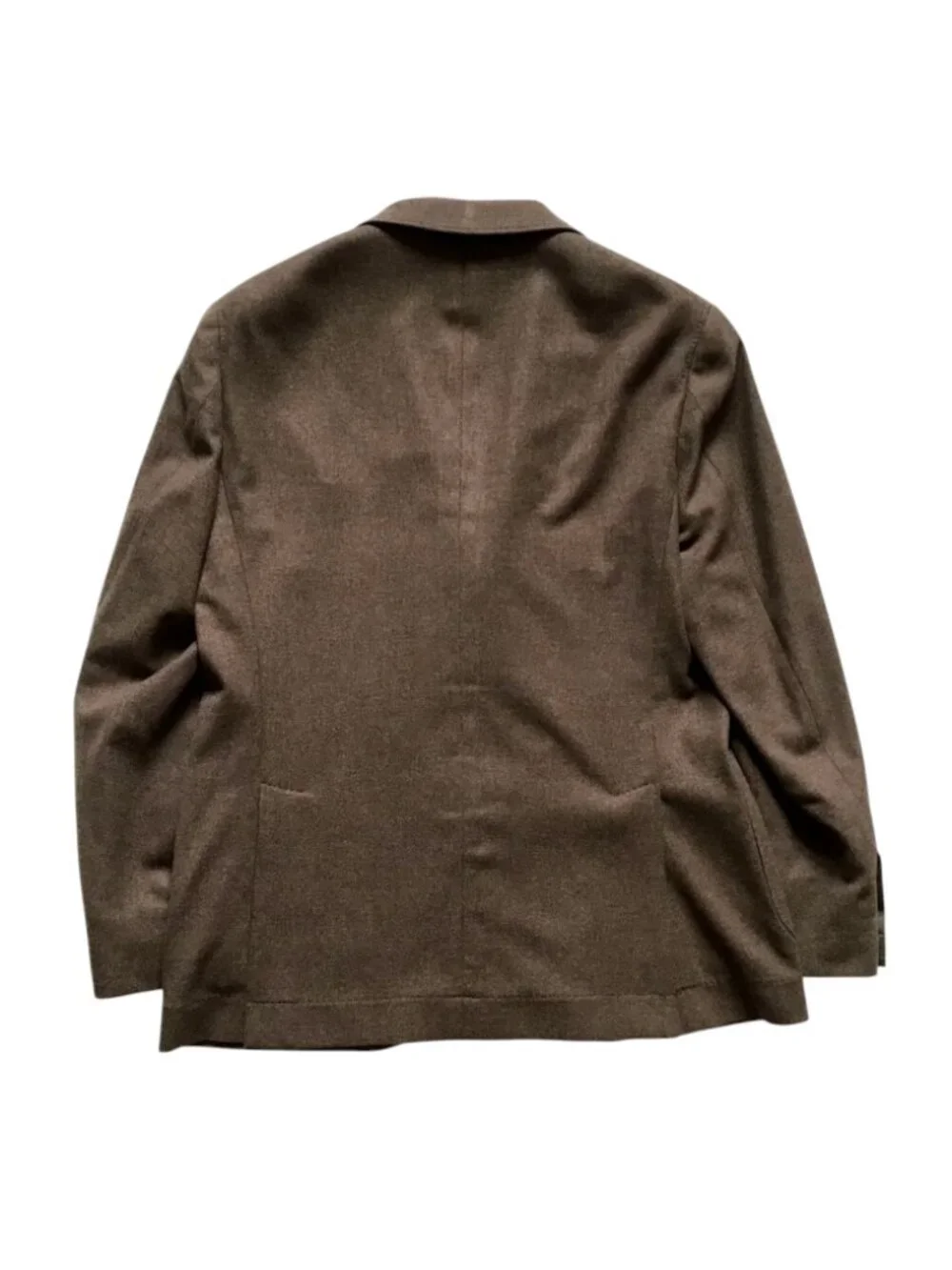 Brunello Cucinelli Sport Coat Jacket Blazer Mens 52 40 Brown Wool Silk Cashmere